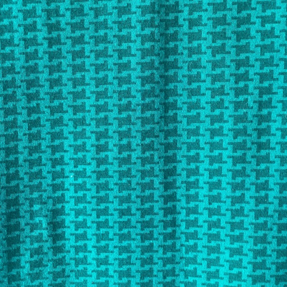 Old Navy Turquoise Houndstooth Pencil Skirt - Picture 4 of 7